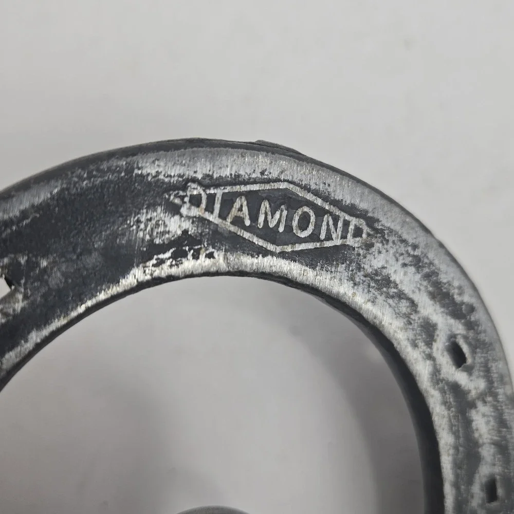 Vtg American Horseshoe Game Diamond Classic Keyhole Brain Teaser Western Decor